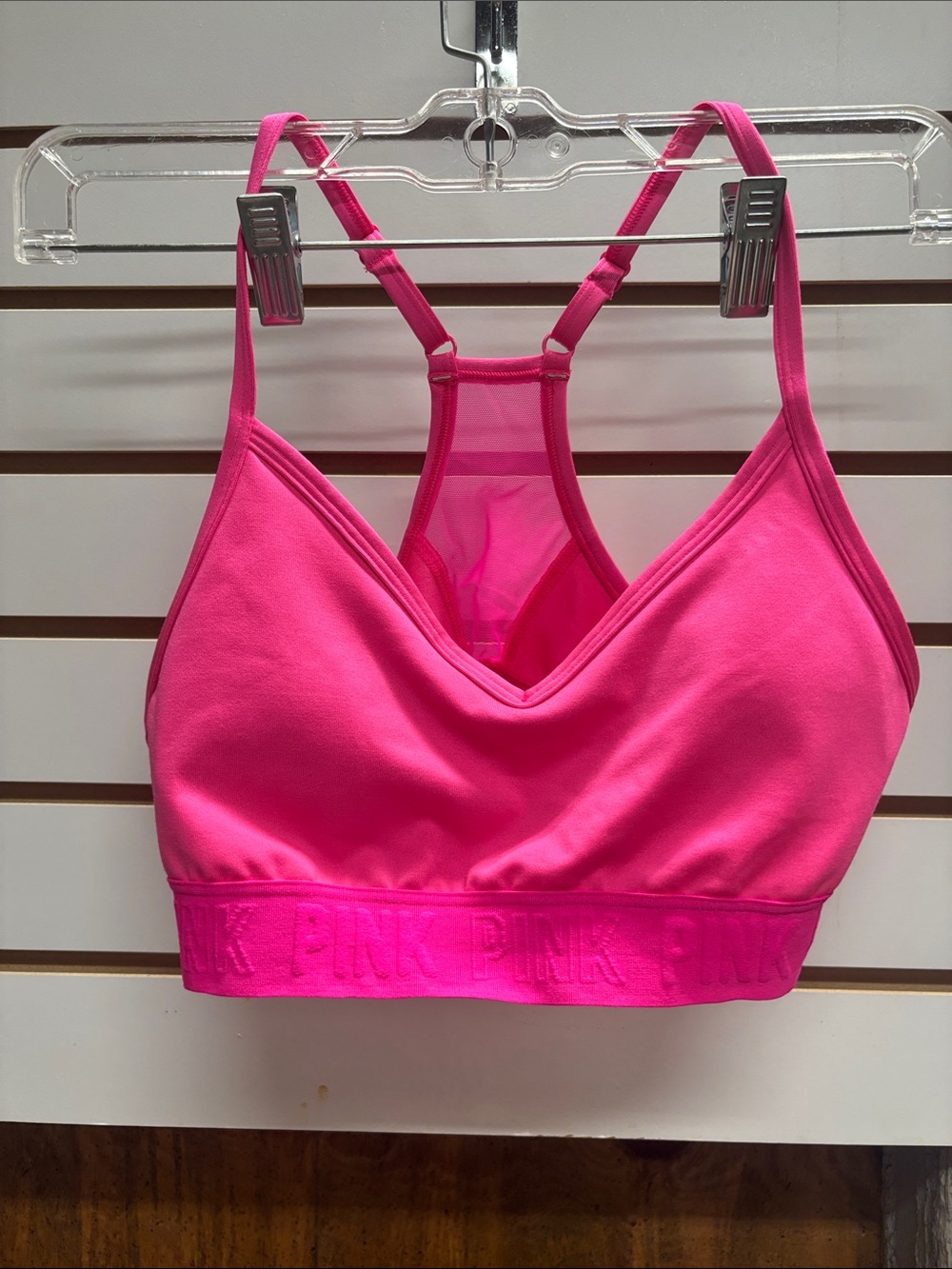 PINK Victoria's Secret Neon Pink Racerback Bralette